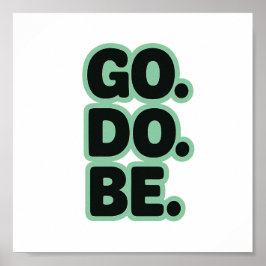 単語， やる気を起こさせるレトロ ポスター