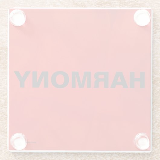 単語 ガラスコースター (裏面)