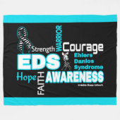 単語…EDS フリースブランケット (正面(横))