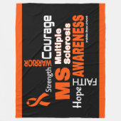 単語…MS フリースブランケット (正面)