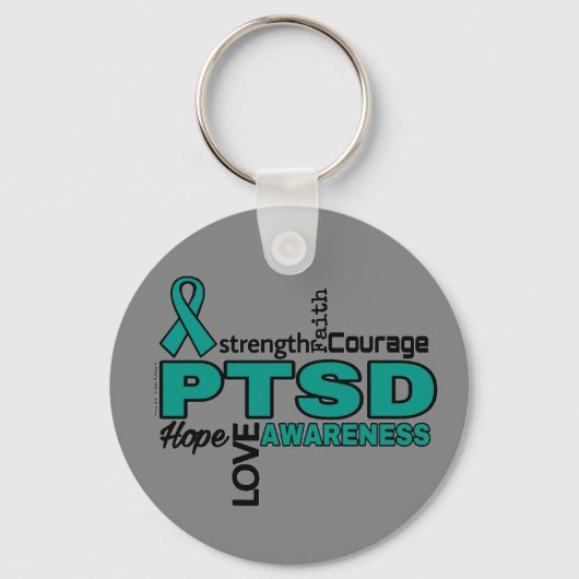 単語…PTSD キーホルダー (正面)