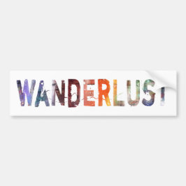 単語: Wanderlust バンパーステッカー