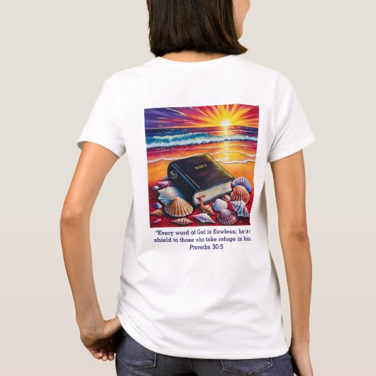 単語Tシャツの海 Tシャツ (裏面)