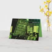 単調なビート詩 カード (黄色い花)