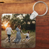 単賛美パーソナライズされたPhoto Keychain キーホルダー (裏面)