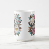 単賛美フローラ十字架 コーヒーマグカップ (中央)