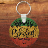 単賛美 キーホルダー (正面)