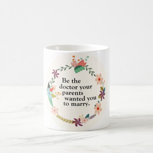 博士があって下さいQuote Mug コーヒーマグカップ (中央)