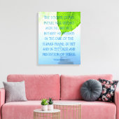 博士が続く葉水の波紋 キャンバスプリント (インサイチュ (リビング))