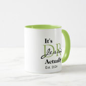 博士だ。[名前をカスタムする]実際にEst。年 マグカップ (正面右)