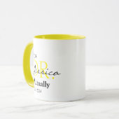 博士だ。[名前をカスタムする]実際にEst。年 マグカップ (正面左)