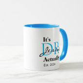 博士だ。[名前をカスタムする]実際にEst。年 マグカップ (正面右)