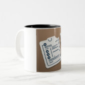 博士のコード：ブリリアンスマグのために醸造 ツートーンマグカップ (正面左)