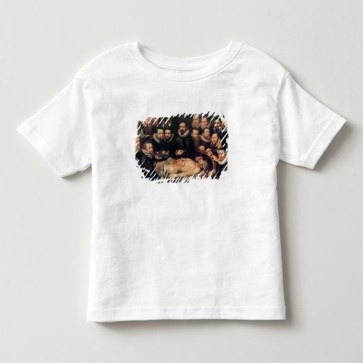 博士のバンのderのウィレム解剖学のレッスン トドラーTシャツ (正面)