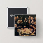 博士のバンのderのウィレム解剖学のレッスン 缶バッジ (正面&裏面)