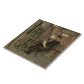 博士のマルチネーゼ1878年ポートレート(キャンバスの油) タイル (側面)