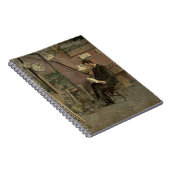 博士のマルチネーゼ1878年ポートレート(キャンバスの油) ノートブック (右側)