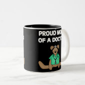 博士のMug誇り高いお母さん ツートーンマグカップ (正面右)