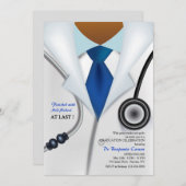 博士はアフリカ系アメリカ人の招待状 招待状 (正面/裏面)