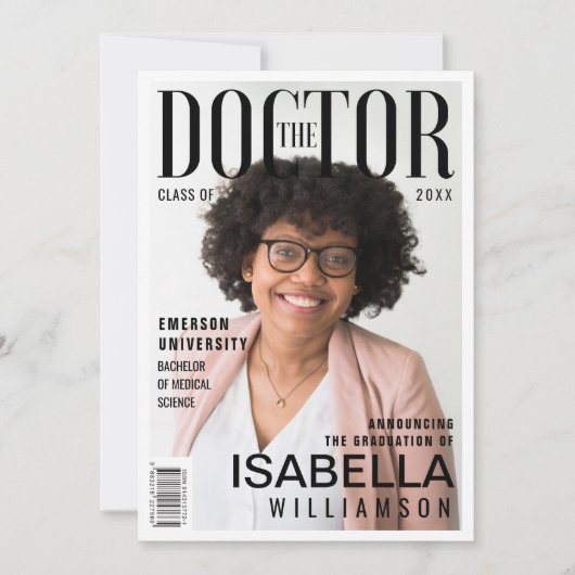 博士トレンディー院写真誌 案内状 (正面)