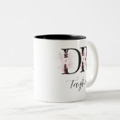 博士パーソナライズされたの卒業祝い ツートーンマグカップ (正面右)