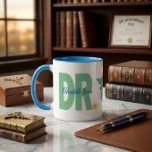 博士パーソナライズされた博士課程の卒業式 マグカップ