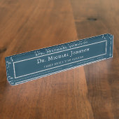 博士フォーマルは任企業の命のCEOを卒業 デスクネームプレート (側面)