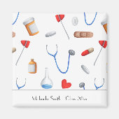 博士卒論パーソナライズされた マグネット (正面)