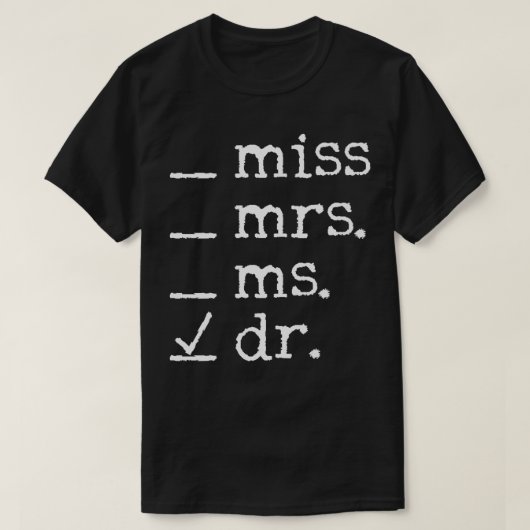 博士博士 Tシャツ (デザイン正面)