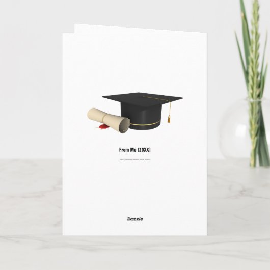 博士博士PhD Diogenes卒業カード カード (裏面)