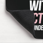 博士号を取得したおもしろい女性 マウスパッド (コーナー)