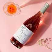 博士号を持つ医師とうまくペアを組む ワインラベル