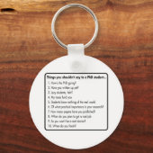 博士号を頼取らない キーホルダー (正面)