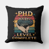 博士号レベル卒業博士号ゲームの完了 クッション (正面)