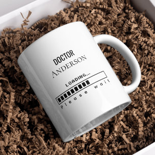 博士号取得おめでとう ローディング中 コーヒーマグカップ