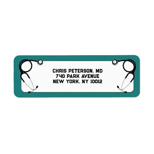 博士号取得 ラベル (正面)