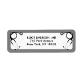 博士号取得 ラベル (正面)