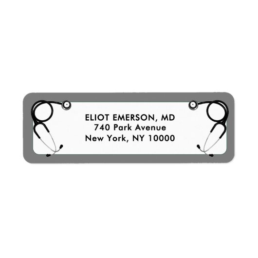 博士号取得 ラベル (正面)