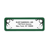 博士号取得 ラベル (正面)