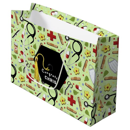 博士号取得 ラージペーパーバッグ (正面アングル)