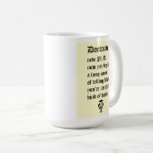 博士号-新しいPh.D.のための詩 コーヒーマグカップ (正面右)
