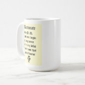 博士号-新しいPh.D.のための詩 コーヒーマグカップ (正面左)