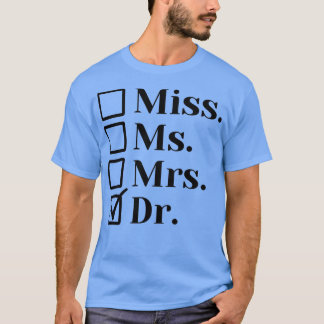 博士号 Tシャツ