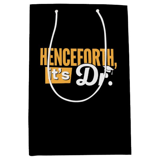 博士後期博士後期博士号 ミディアムペーパーバッグ (正面)