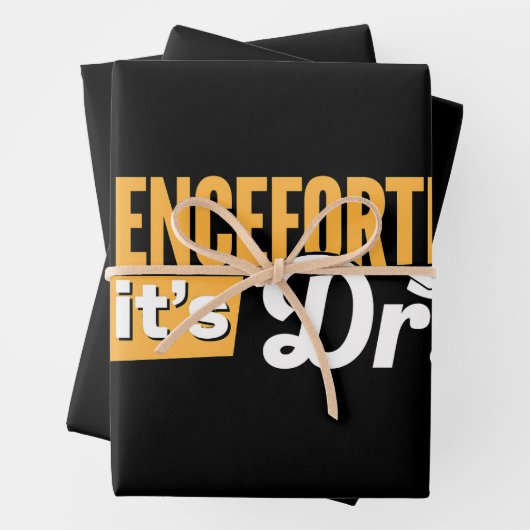 博士後期博士後期博士号 ラッピングペーパーシート (インサイチュ)