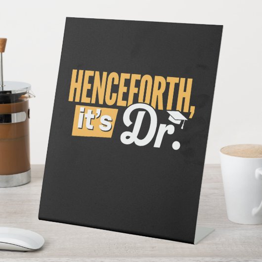 博士後期博士後期博士号 台座サイン (インサイチュ)