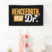 博士後期博士後期博士号 横断幕 (インサイチュ)