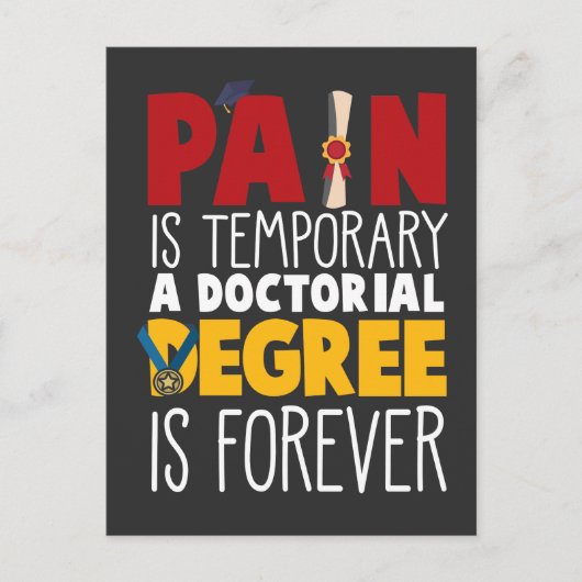 博士後期博士後期博士後期課程 ポストカード (正面)