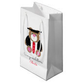 博士後期博士慶喜のクマ スモールペーパーバッグ (正面アングル)