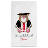 博士後期博士慶喜のクマ スモールペーパーバッグ (正面)